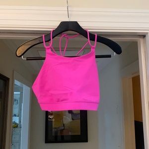 Lululemon hot pink sports bra - size 8